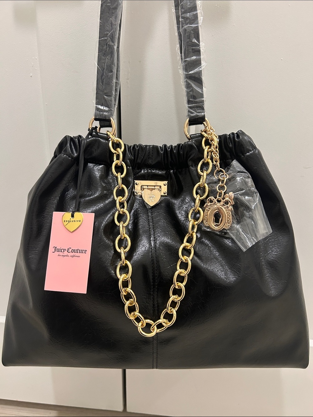 Juicy Couture Exclusive (NWT) Fashionable Juicy Tote in Liquorice